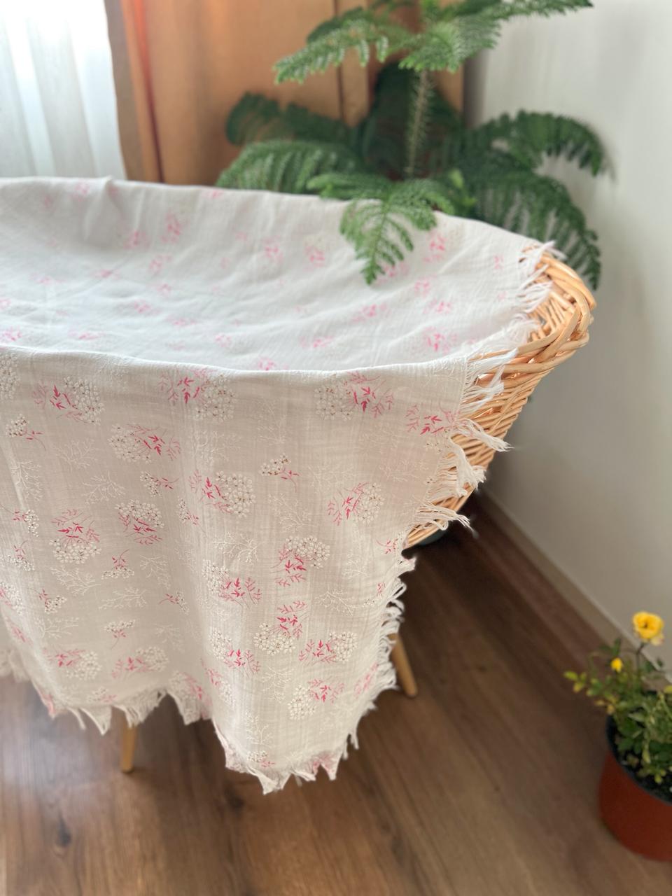 غطوة موسلين مطبع ورد