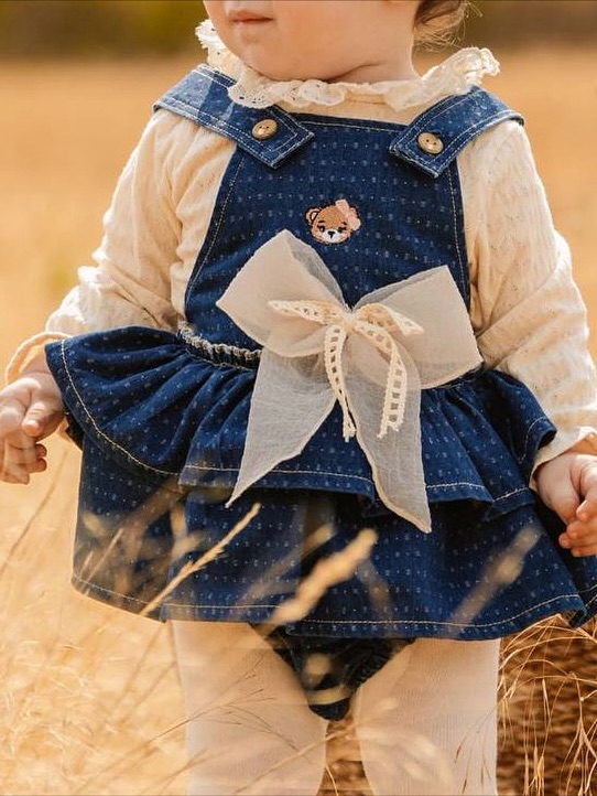 سيت اوفر جينز انيق مع بلوزة 🦢🧵